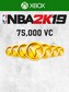 NBA 2K19 Virtual Currency (Xbox One) 75 000 Coins - Xbox Live Key - GLOBAL