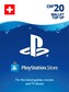 PlayStation Network Gift Card 20 CHF - PSN SWITZERLAND