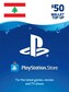 PlayStation Network Gift Card 50 USD - PSN Key - LEBANON