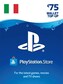 PlayStation Network Gift Card 75 EUR - PSN ITALY