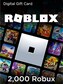 Roblox Gift Card (PC) 2 000 Robux - Roblox Key - GLOBAL
