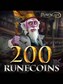 Runecoins 200 - Runescape Key - GLOBAL