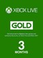 Xbox Live GOLD Subscription Card 3 Months Xbox Live UNITED STATES
