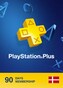 Playstation Plus CARD 90 Days PSN DENMARK