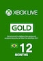 Xbox Live GOLD Subscription Card 12 Months - Key BRAZIL