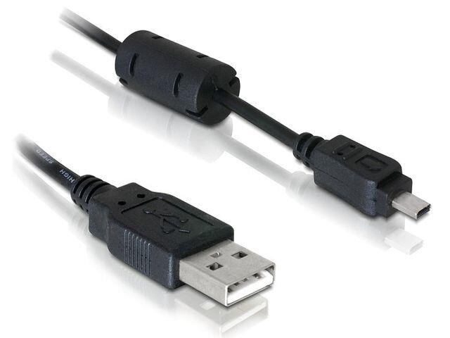 Kabel Usb Mini 2 0 8 Pin Nikon 1 8m Uc E6 Delock G2a Com