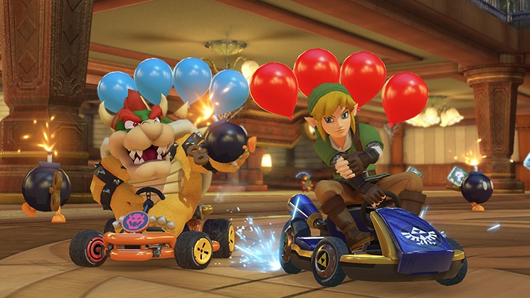 Link in Mario Kart 8 Deluxe