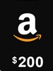 Amazon Gift Card NORTH AMERICA 200 USD Amazon
