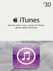 Apple iTunes Gift Card NORTH AMERICA 30 USD iTunes