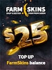 Farmskins Wallet Card 25 USD - FARMSKINS.COM Key - GLOBAL