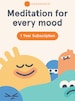 Headspace Subscription 1 Year (Android, IOS) - Headspace.com Key - GLOBAL