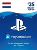 PlayStation Network Gift Card 25 EUR - PSN Key - NETHERLANDS