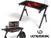 ULTRADESK ACTION gaming desk 110 x 59 cm biurko 18mm Black Mat Gaming