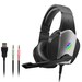 Headset Over-ear Wired Game Earphones Gaming Grey