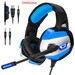 ONIKUMA K5 3.5mm LED Light Stereo Gaming Headset with Mic for Pc/Xbox one/PS4 Blue