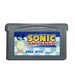 Sonic Advance EUR Video Game Cartridge Console Card 32 Bits Sonic Series For Nintendo GBA Nintendo 3DS