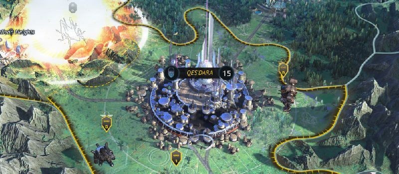 City in map - Planetfall 2019