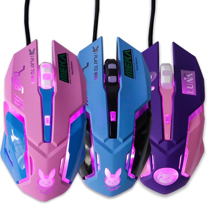 Luna Wired Gaming Mouse Computer Professional E Sports Mouse 2400 Dpi Purple G2a Com