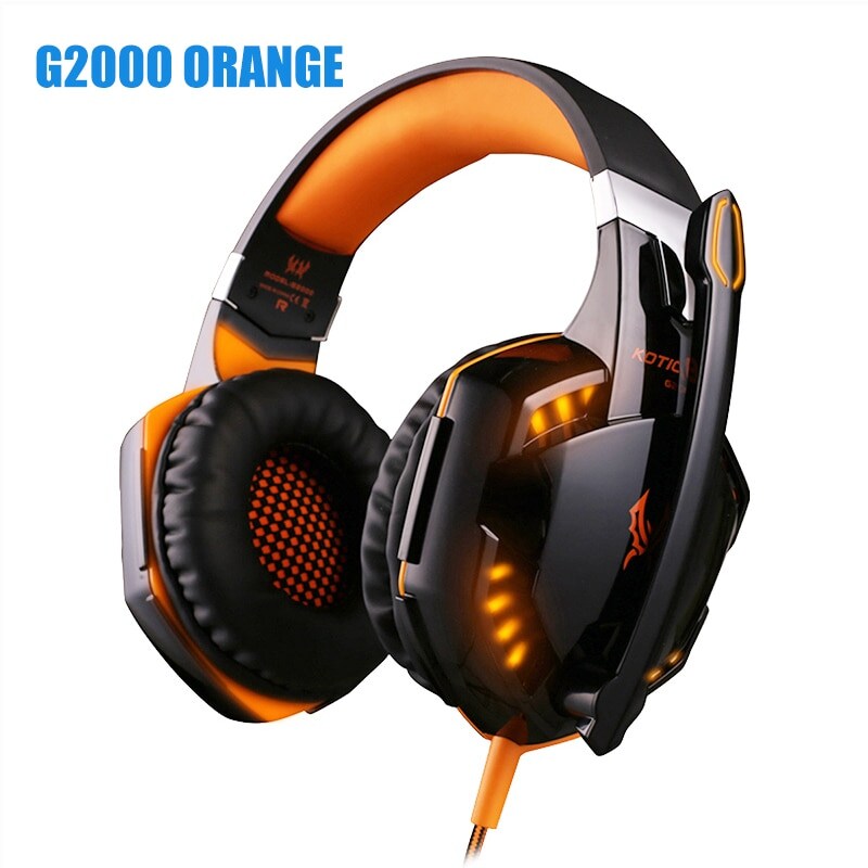 orange ps4 headset