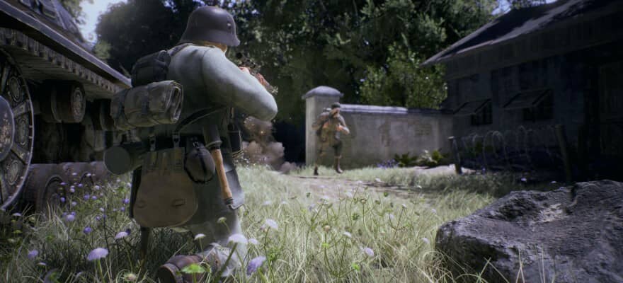 Infantry fight in game