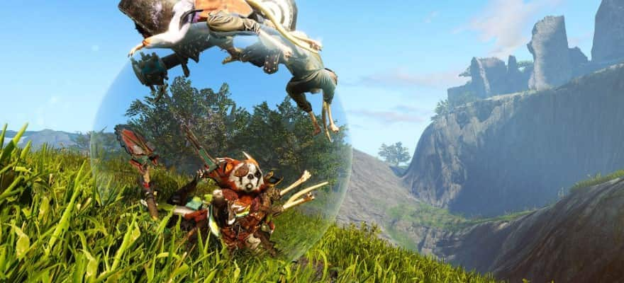 Protagonist in Biomutant game