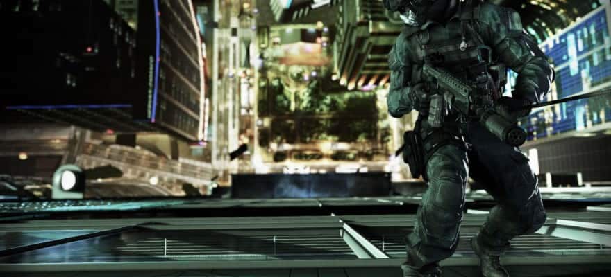 Climbing the building in game