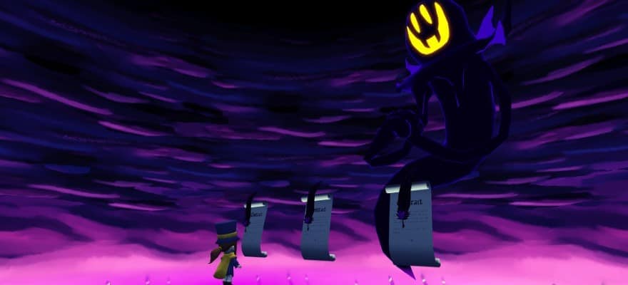 Hat kid with Monster