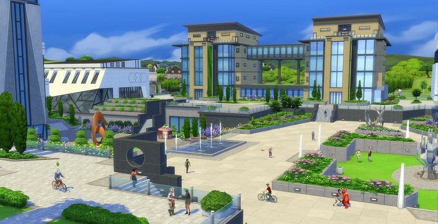 sims 4 university