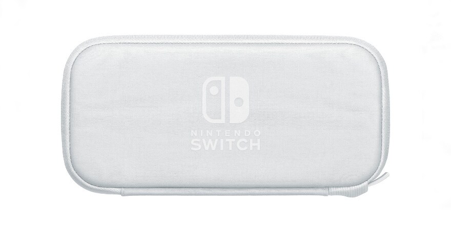 white nintendo switch case