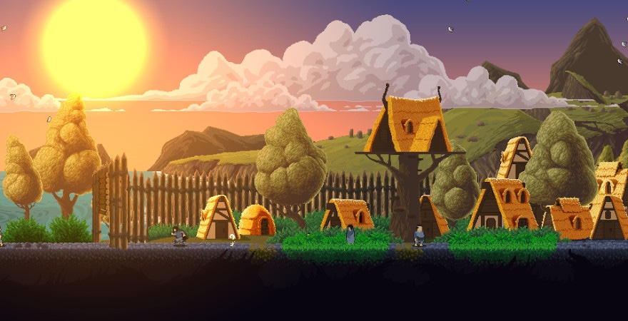 Wildfire - village