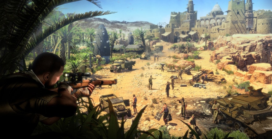 Sniper Elite 3 shoot