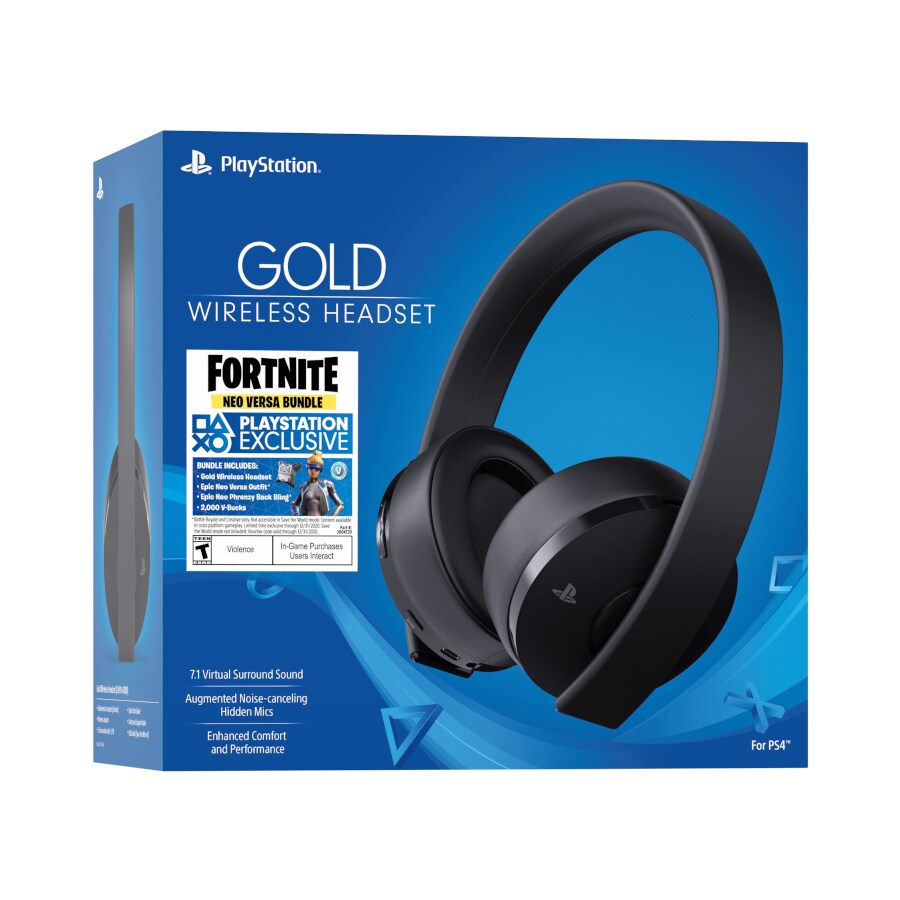 Sony Ps4 Gold Wireless Headset Fortnite Neo Versa Bundle G2a Com - epic head phones with mp3 roblox