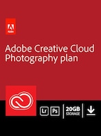 Adobe Creative Cloud Photography Plan 20 GB Subscription 3 Months - Adobe Key - AUSTRALIA