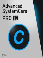 Advanced SystemCare 13 PRO 1 Year 3 PCs IObit Key GLOBAL