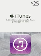 Apple iTunes Gift Card 25 USD iTunes NORTH AMERICA