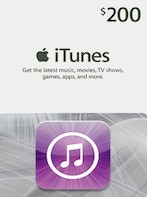 Apple iTunes Gift Card NORTH AMERICA 200 USD iTunes