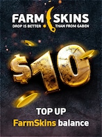 Farmskins Wallet Card 10 USD - FARMSKINS.COM Key - GLOBAL