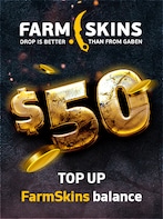 Farmskins Wallet Card FARMSKINS.COM GLOBAL Key 50 USD - -