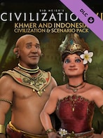 Sid Meier's Civilization VI - Khmer and Indonesia Civilization & Scenario Pack Steam Key GLOBAL