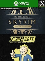 Compre Skyrim Anniversary Edition + Fallout 4 G.O.T.Y Bundle (Xbox