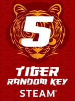 Tiger Random 5 Keys - Steam Key - GLOBAL