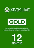 Xbox Live GOLD Subscription Card 12 Months Xbox Live GLOBAL