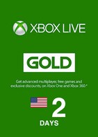 Xbox Live Gold Trial Code XBOX LIVE 2 2 Days Xbox Live NORTH AMERICA