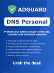 AdGuard DNS Personal (PC, Android, Mac, iOS) (20 Appareils, 1 mois)  - AdGuard Clé - GLOBAL AdGuard Key GLOBAL