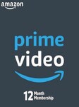 Amazon Prime Video 12 maanden Amazon Account Account GLOBAL