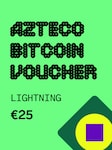 Azteco Bitcoin (Crypto) Lightning Voucher 25 EUR Azteco Key GLOBAL