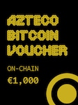 Azteco Bitcoin On-Chain Voucher 1000 EUR - Azteco Clé - GLOBAL Azteco Key GLOBAL