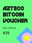 Azteco Bitcoin On-Chain Voucher 25 EUR - Azteco Chiave - GLOBALE Azteco Key GLOBAL