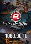 Bigpoint Code 1060.90 TRY Bigpoint Clave TURQUÍA