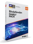 Bitdefender Family Pack - PC, Android, Mac, iOS 15 Devices 1 Year Bitdefender Key UNITED STATES / CANADA
